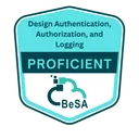 Design Authentication, Authorization and Logging badge